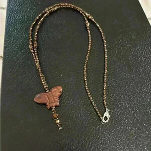 Butterfly necklace NWOT